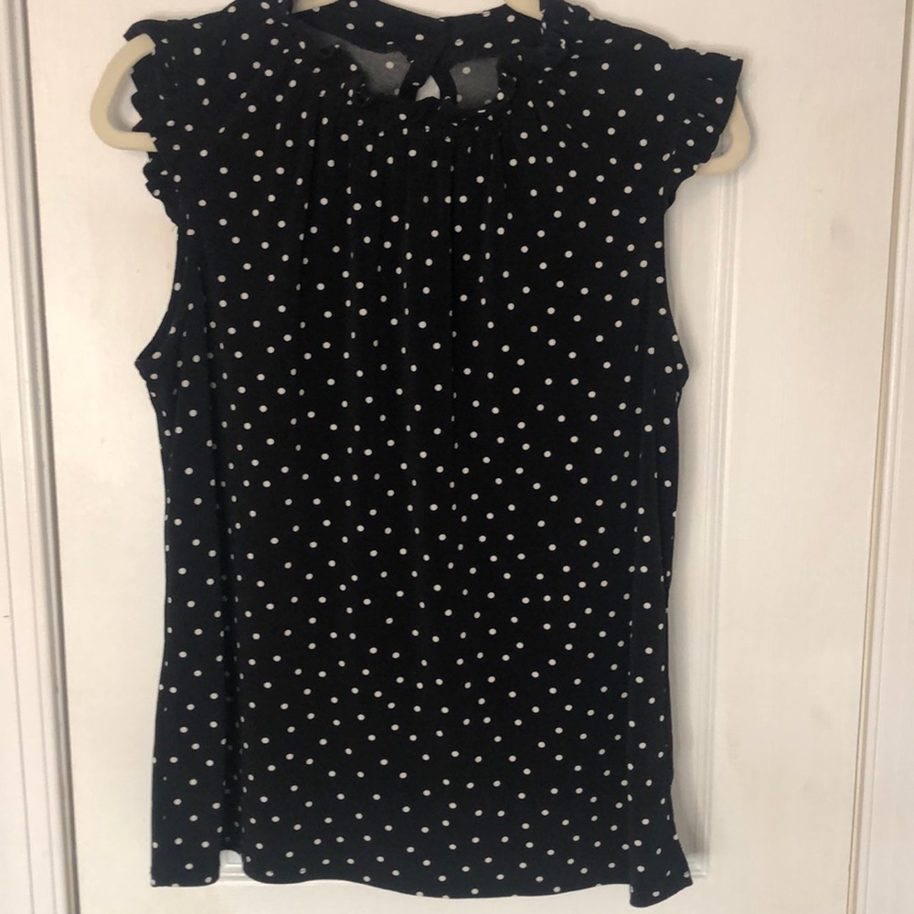Sleeveless Womens Polka Dot dress top